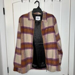 Butter Goods Heavyweight Flannel Overshirt (Walnut/Grape)